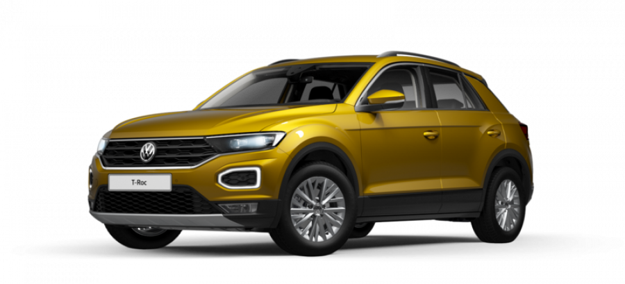 Volkswagen T-Roc, Maraton Edition 1,5 TSI ACT 6G, barva žlutá