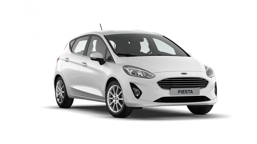 Ford Fiesta, Titanium, 5dveřová, 1,0 EcoBoost 70 kW/95 k, 6st. manuální, barva bílá