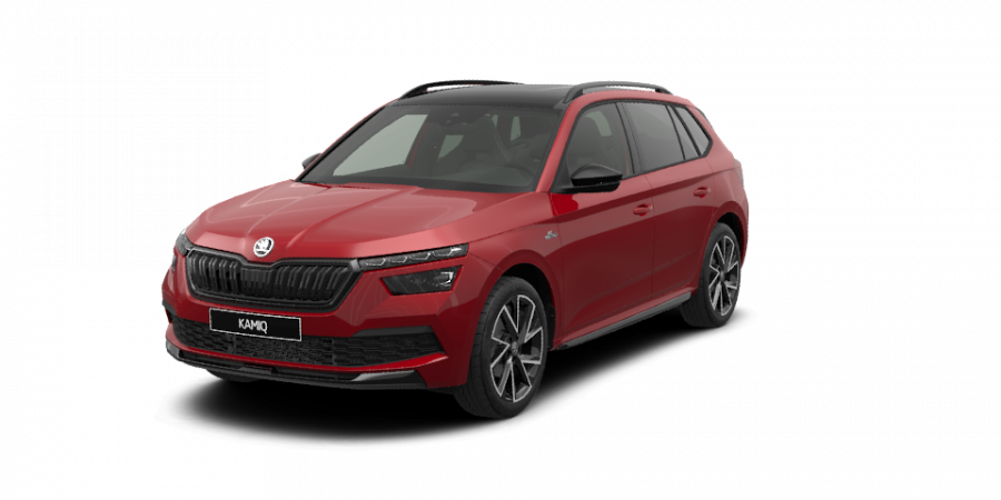 Škoda Kamiq, 1,5 TSI 110 kW 6-stup. mech., barva červená