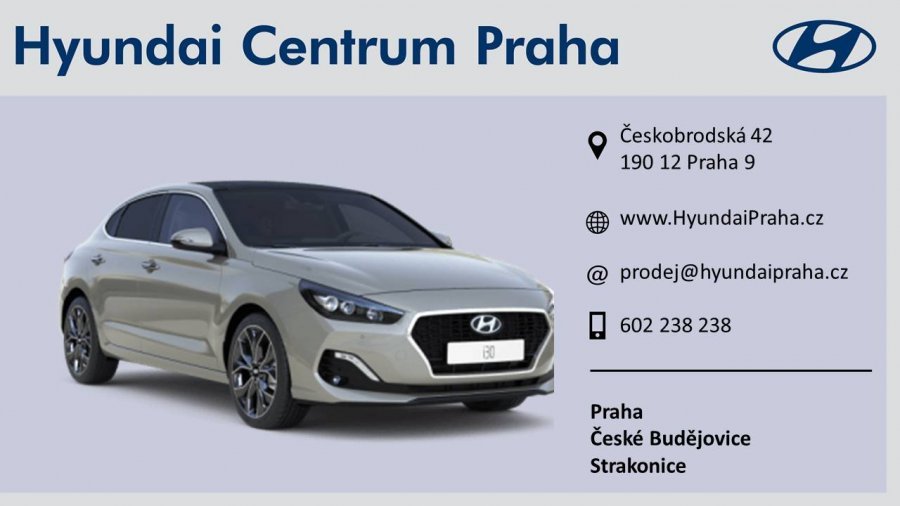 Hyundai i30, 1,0 T-GDI 88 kW (95 NAT) 6 st. man, barva stříbrná