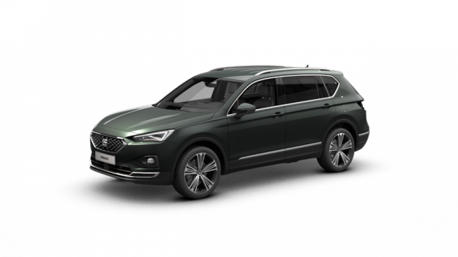 Seat Tarraco, Xcellence 2,0 TSI 190k 4WD DSG, barva zelená