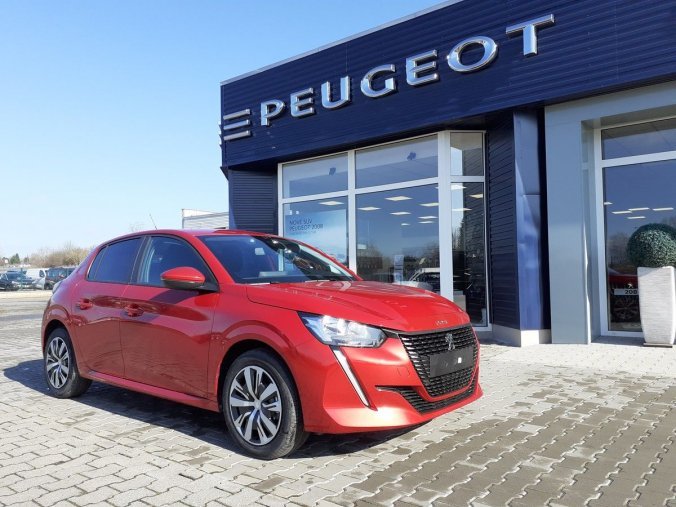 Peugeot 208, Active 1,2 PureTech 100k, barva červená