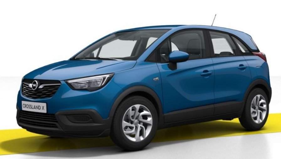 Opel Crossland X, SMILE 1,2 TURBO 81kW MT6, barva modrá