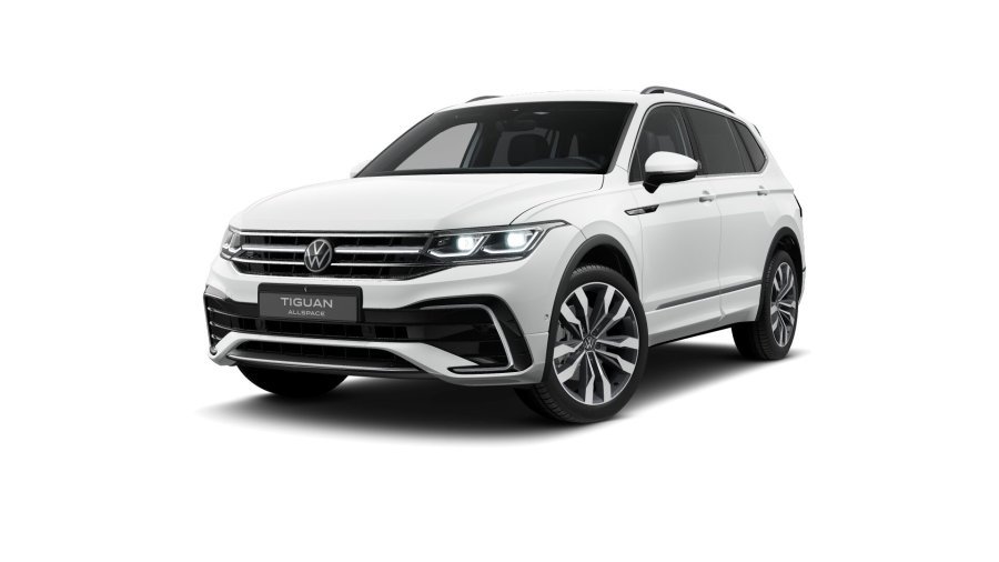 Volkswagen Tiguan Allspace, Allspace R-Line 2,0 TSI 140 kW 4M 7DSG, barva bílá