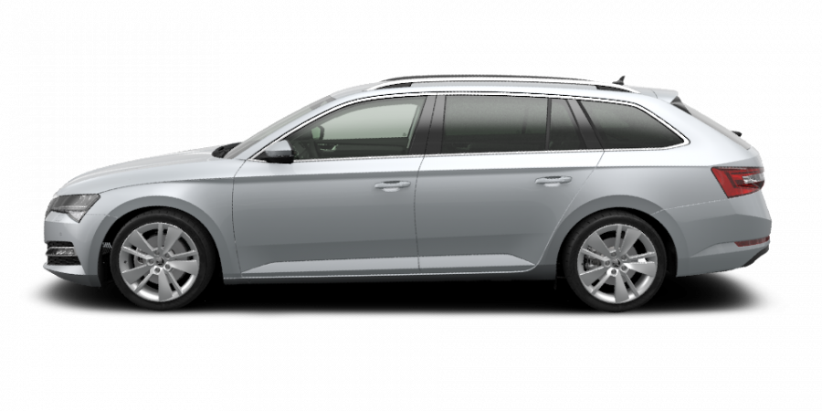 Škoda Superb, 2,0 TDI 110 kW 7-speed automat., barva stříbrná