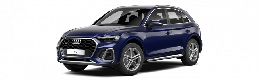 Audi Q5, Q5 S line 40 TDI 150kW quattro, barva modrá