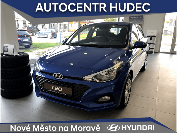 Hyundai i20, 1,25i 55 kW (95 NAT) 5 st. man, barva modrá