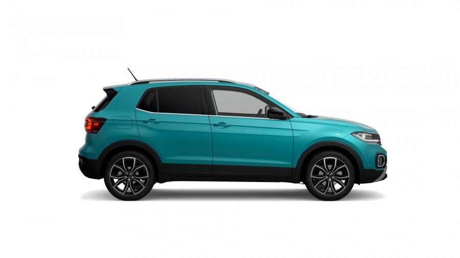 Volkswagen T-Cross, T-Cross Style 1,0 TSI 81 kW 6G, barva tyrkysová