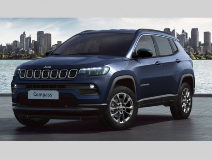 Jeep Compass, LONGITUDE 1.3 Turbo GSE 150k F, barva modrá