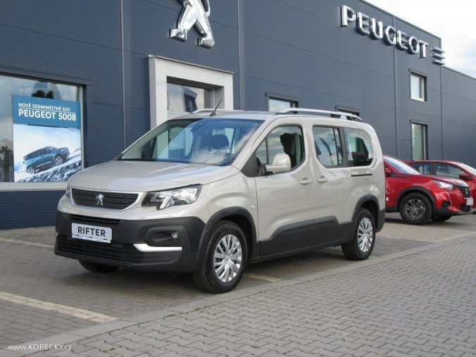 Peugeot Rifter, LONG ACTIVE 1.2 PureTech 110 S, barva šedá