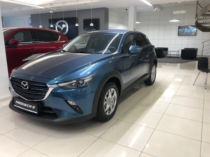 Mazda CX-3, 2.0 G121, barva modrá