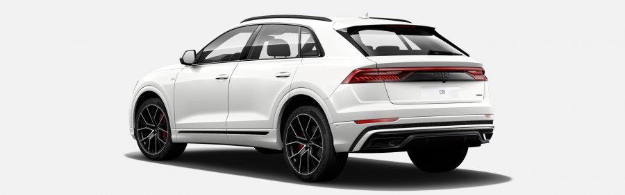 Audi Q8, Q8 50 TDI quattro, barva bílá