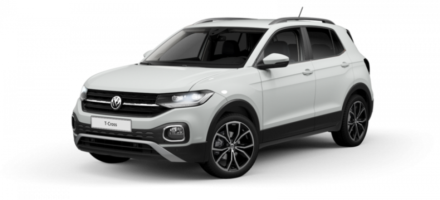 Volkswagen T-Cross, Style 1.6 TDI 70 kW 5G, barva bílá