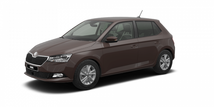 Škoda Fabia, 1,0 TSI 81 kW 7-stup. automat., barva hnědá