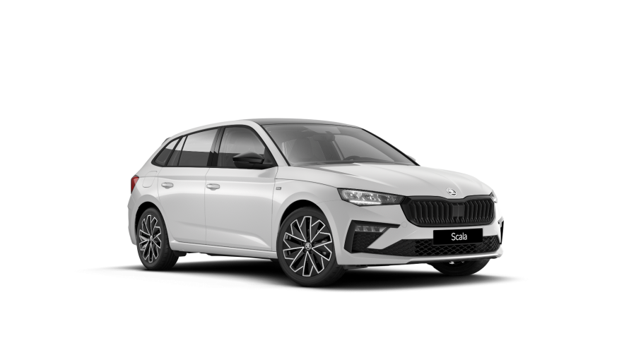 Škoda Scala, 1,0 TSI 85 KW 6-stup. mech., barva bílá