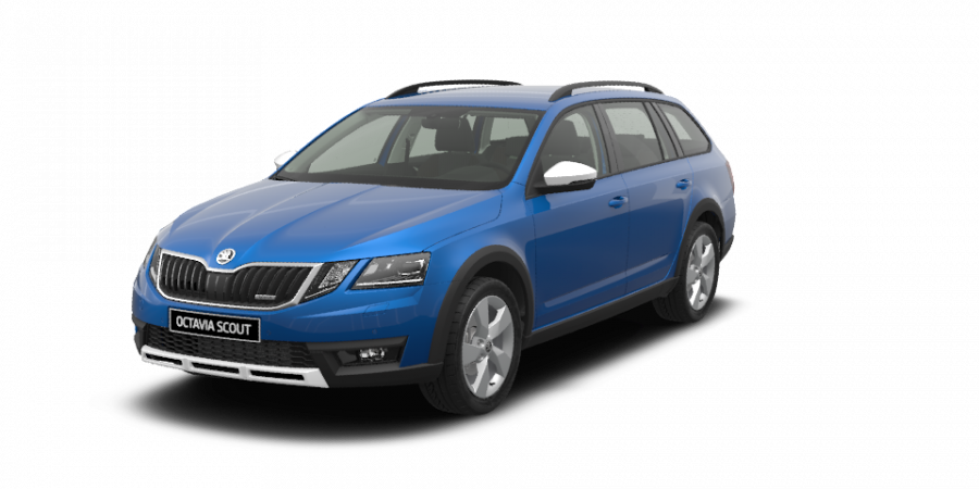 Škoda Octavia, 2,0 TDI 110 kW 7-stup. automat. 4x4, barva modrá