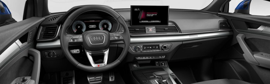 Audi Q5, Q5 S line 40 TDI 150kW quattro, barva modrá