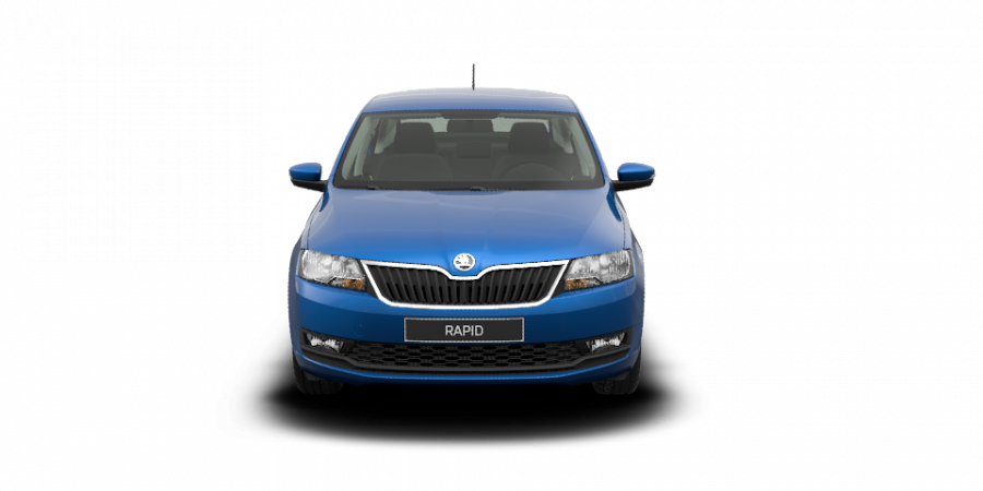 Škoda Rapid, 1,0 TSI 70 kW 5-stup. mech., barva modrá