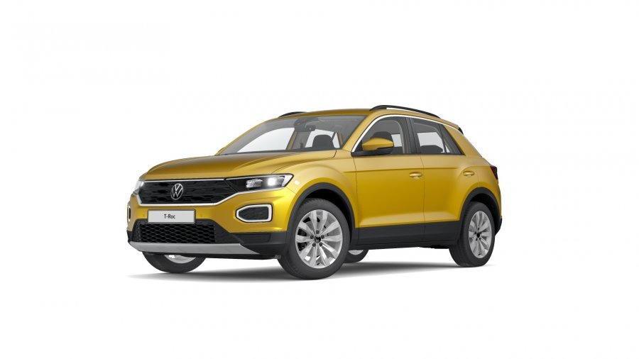 Volkswagen T-Roc, T-Roc Design 1,5 TSI ACT 7DSG, barva žlutá