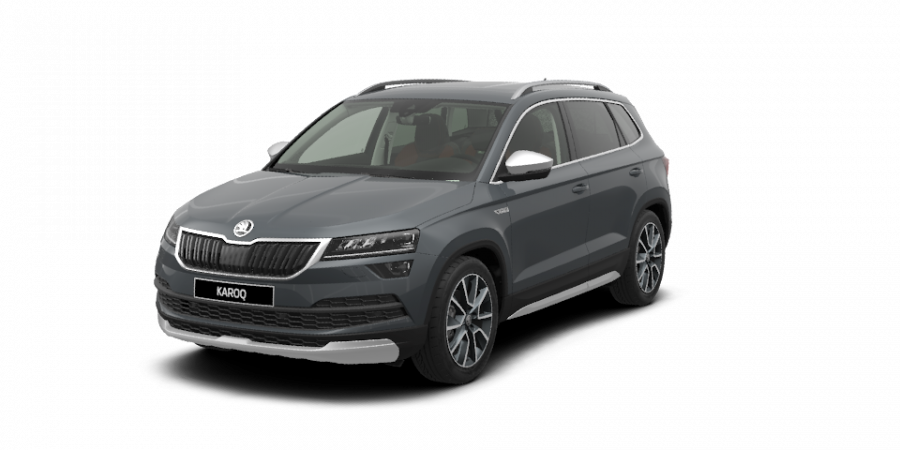 Škoda Karoq, 2,0 TDI 110 kW 6-stup. mech. 4x4, barva šedá