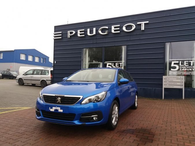 Peugeot 308, SW ACTIVE PACK 1.2 PT 130k, barva modrá