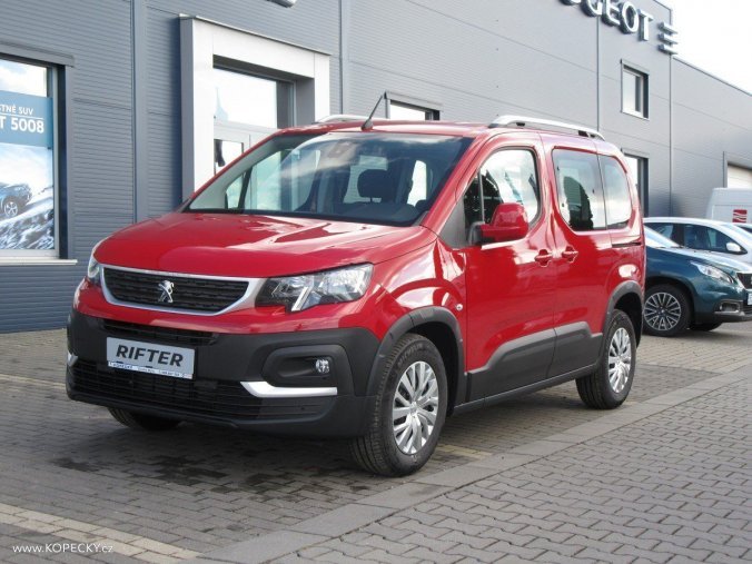 Peugeot Rifter, ACTIVE 1.5 BlueHDi 100 MAN5, barva červená