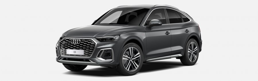 Audi Q5 Sportsback, Q5 SB S line 40 TDI 150kW quattro, barva šedá