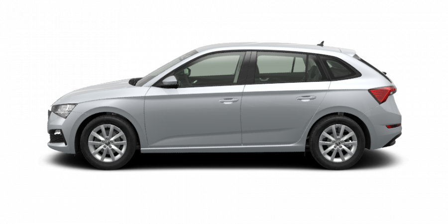 Škoda Scala, 1,0 TSI 85 kW 6-stup. mech., barva stříbrná