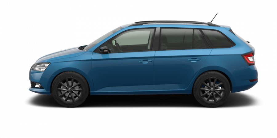 Škoda Fabia, 1,0 TSI 81 kW 6-stup. mech., barva modrá