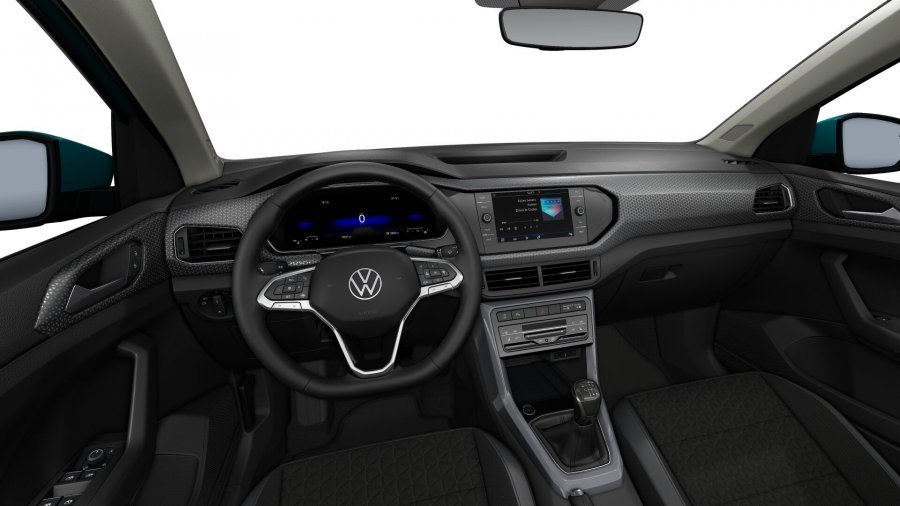 Volkswagen T-Cross, T-Cross Style 1,0 TSI 81 kW 6G, barva tyrkysová