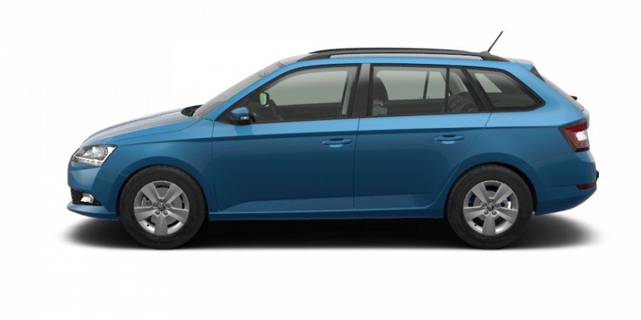 Škoda Fabia, 1,0 TSI 81 kW 6-stup. mech., barva modrá