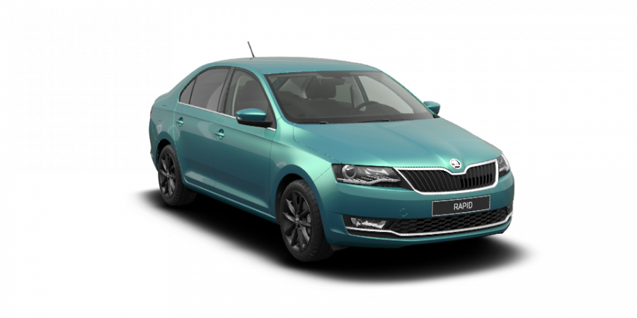 Škoda Rapid, 1,0 TSI 81 kW 6-stup. mech., barva modrá