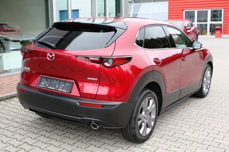 Mazda CX-30, SKYACTIV-G, barva červená