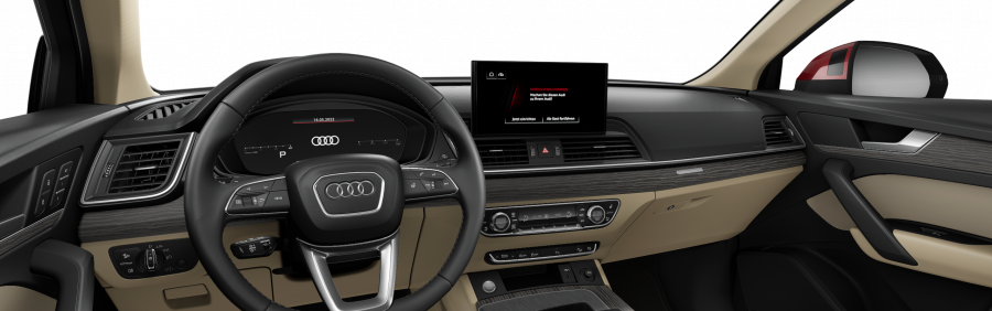 Audi Q5, Q5 Advanced 40 TDI 150kW quattro, barva červená