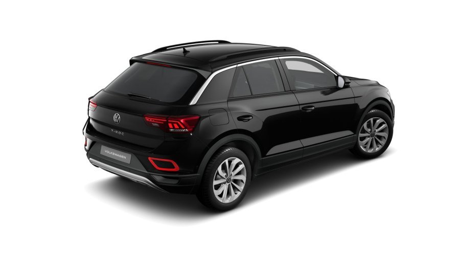 Volkswagen T-Roc, T-Roc People 1,5 TSI 110 kW 6G, barva černá