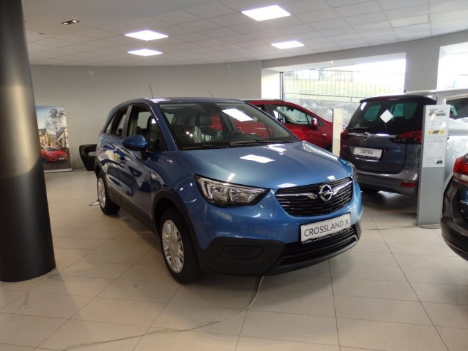 Opel Crossland X, Smile 1,2 Turbo 81kW/110k, barva modrá