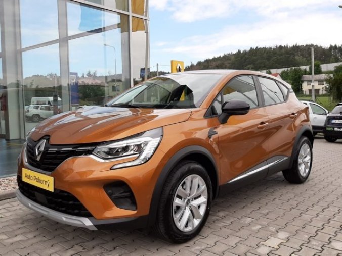 Renault Captur, Zen TCe 130 GPF, barva oranžová