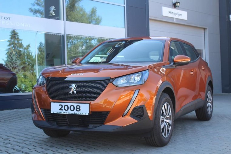 Peugeot 2008, ACTIVE 1.2 74KW, barva oranžová