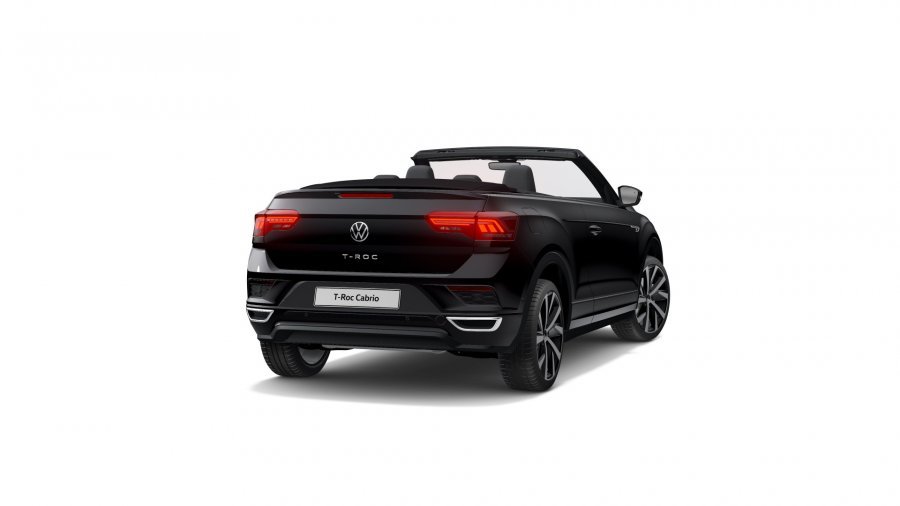 Volkswagen T-Roc, T-Roc Cabriolet R-Line 1,5 TSI ACT 7DSG, barva černá