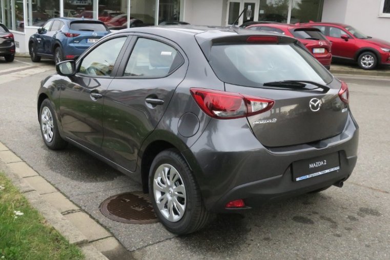 Mazda 2, 1,5G 75k, barva šedá