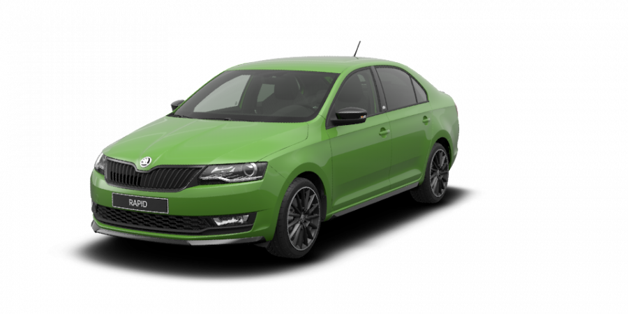 Škoda Rapid, 1,0 TSI 81 kW 6-stup. mech., barva zelená