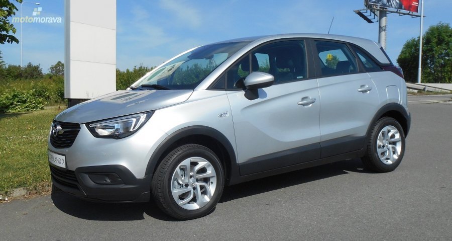 Opel Crossland X, 1.2 TURBO SMILE MT6 ALU, barva stříbrná