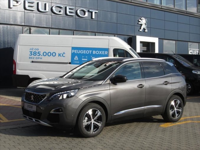 Peugeot 3008, 2.0 180k GT Line S&S EAT8, barva šedá