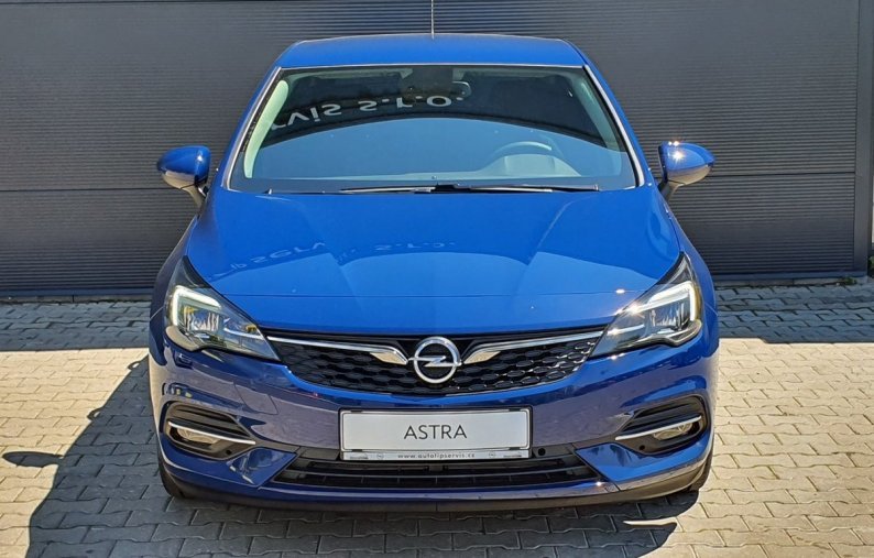 Opel Astra, 5DR 1.2 TURBO, barva modrá