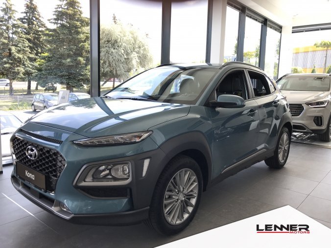 Hyundai Kona, 1,0 T-GDI 88 kW (95 NAT) 6 st. man, barva modrá