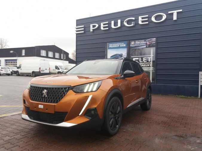 Peugeot 2008, GT LINE 1.2 PTech 130k MAN6, barva oranžová