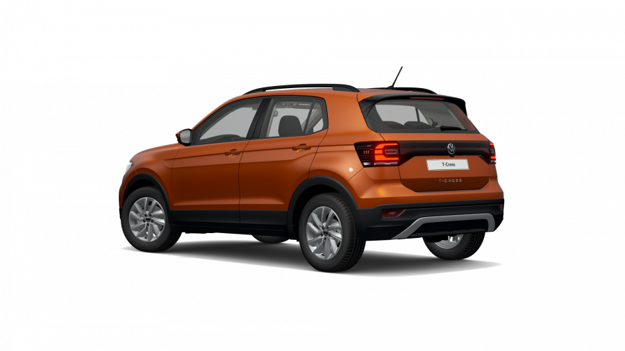 Volkswagen T-Cross, T-Cross Life 1,0 TSI 81 kW 6G, barva oranžová