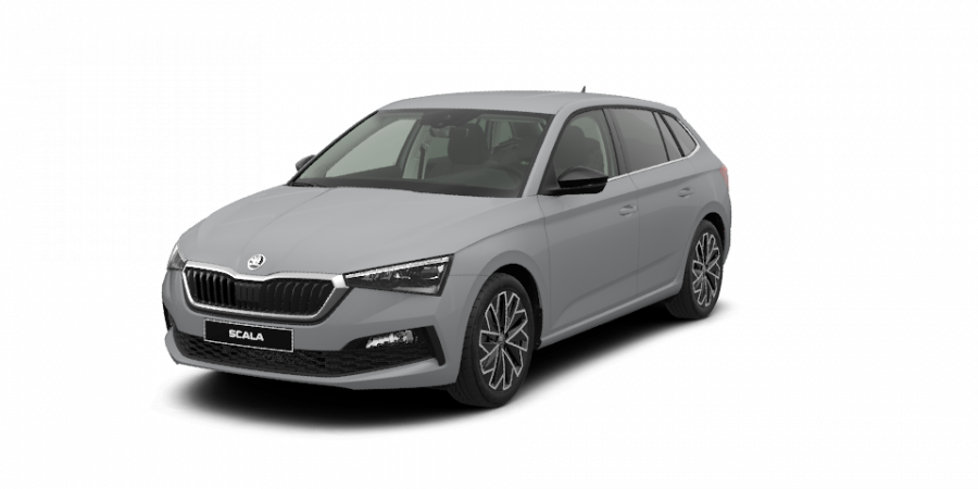 Škoda Scala, 1,0 TSI 85 kW 6-stup. mech., barva šedá