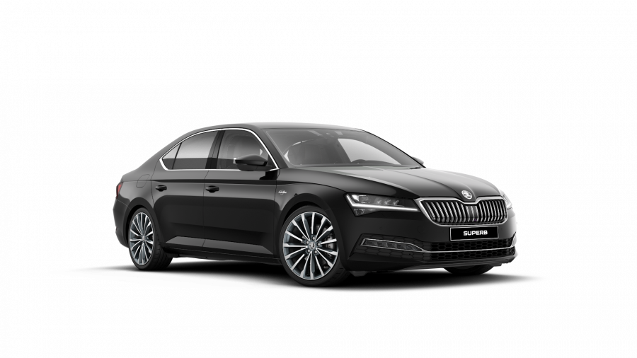 Škoda Superb, 2,0 TDI 147 kW 7-stup. automat. 4x4, barva černá