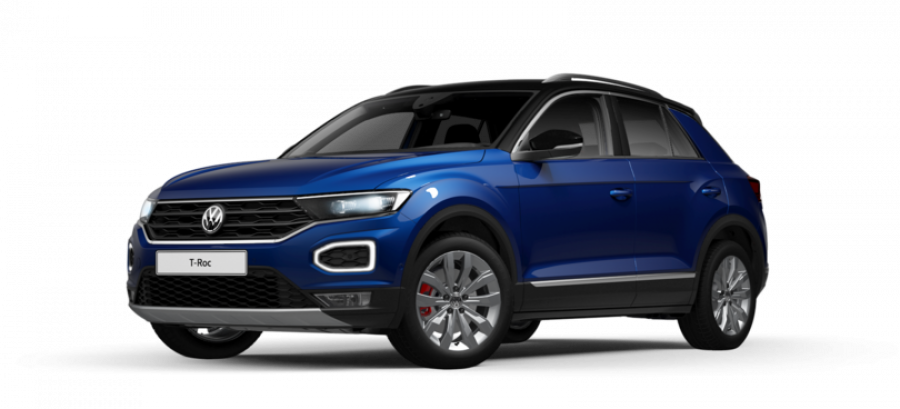 Volkswagen T-Roc, Sport 1,5 TSI ACT 6G, barva modrá